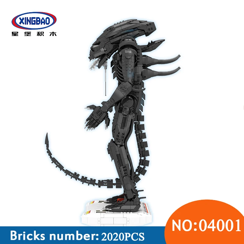 

XingBao 04001 2020Pcs Genuine Creative Movie Series The Alien Robot Set Educational Building Blocks Bricks Toys For Children