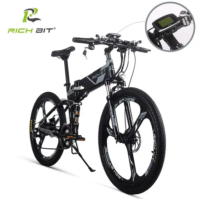 RichBit RT-860 36 В в * 250 Вт 12.8Ah горный Гибридный электровелосипед Велоспорт Watertight рамка внутри Li-on батарея складной ebike