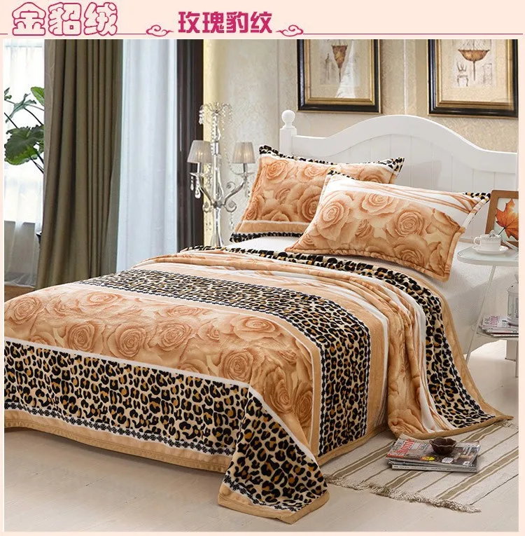 Fast shipping New designs coral fleece flannel fabric 230x200cm super warm air condition blanket