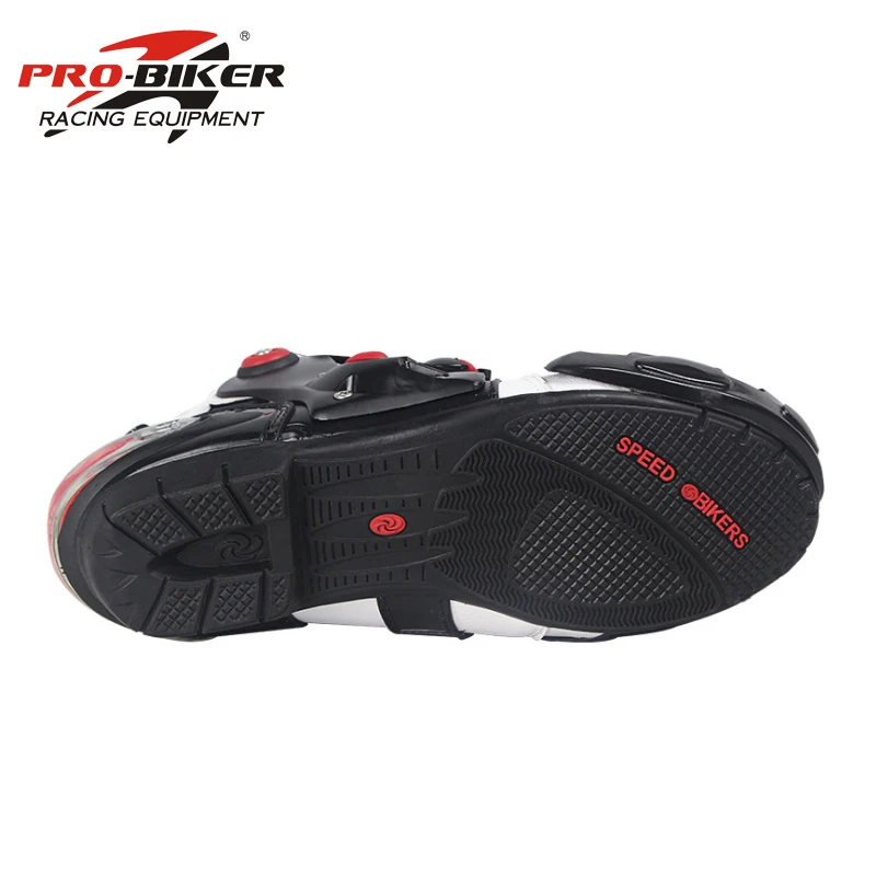 Pro botas de motocicleta Moto Short de deporte de cuero de microfibra Probiker de tobillo en zapatos Motocross Moto zapatos antideslizantes zapatos de