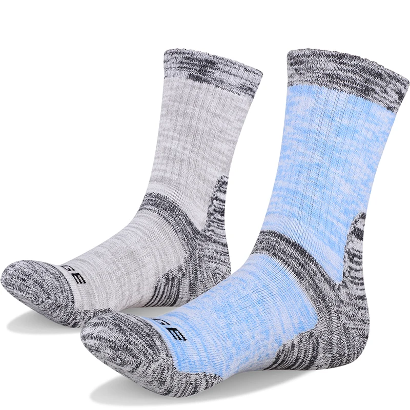 

YUEDGE Women's Cotton Terry Cushion Crew Socks Outdoor Sports Running Walking Cycling Socks calcetines ciclismo