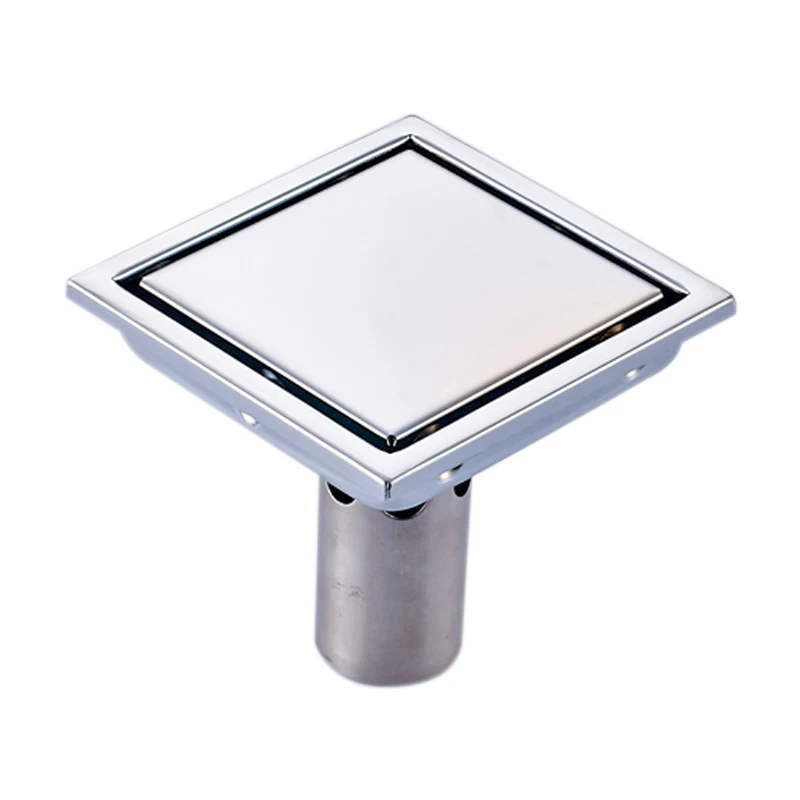 

Hot 304 Stainless Steel Drain Floor Strainer 11X11Cm Square Invisible Bathroom Floor Drain Waste Grate