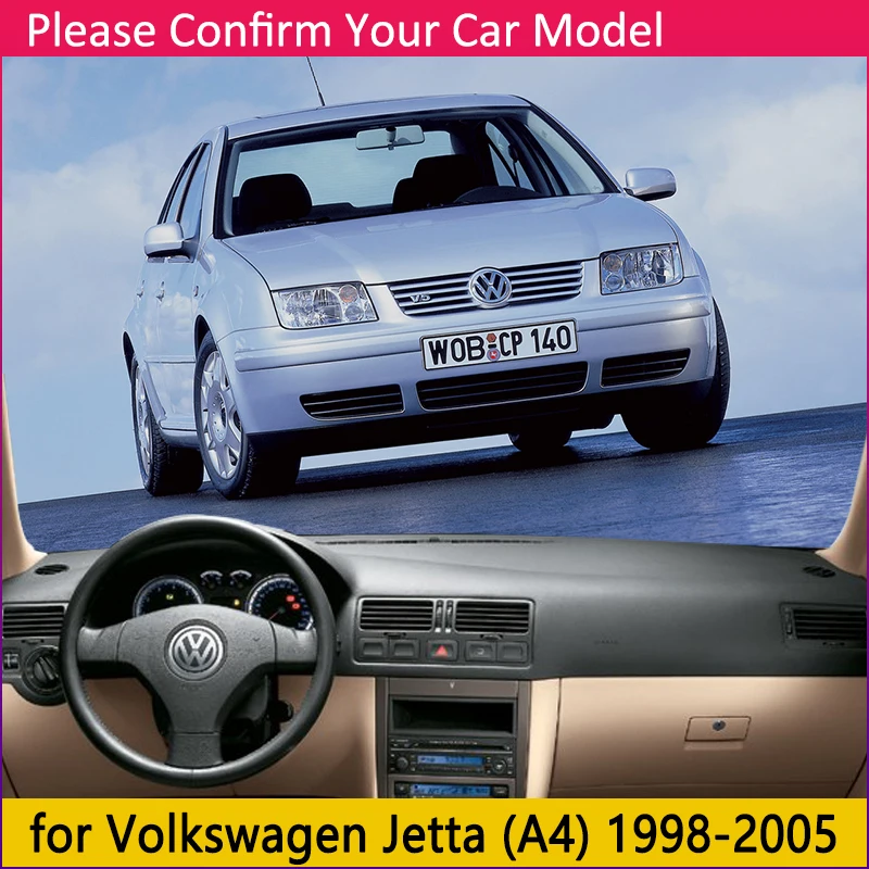 Для Volkswagen VW Jetta A4 MK4 Bora 1998~ 2005 1J Противоскользящий коврик на приборную панель солнцезащитный коврик аксессуары с покрытием 2002 2003