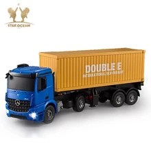 Автоподъёмник Радиоуправляемый контейнерный Автомобиль 2,4G 1:10 RC тяжеловесный грузовик с дистанционным управлением наконечник грузовик большой автомобиль игрушки подарок