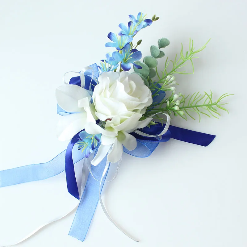 Wrist Corsage Bracelet wedding bridesmaid wrist flower  (11)