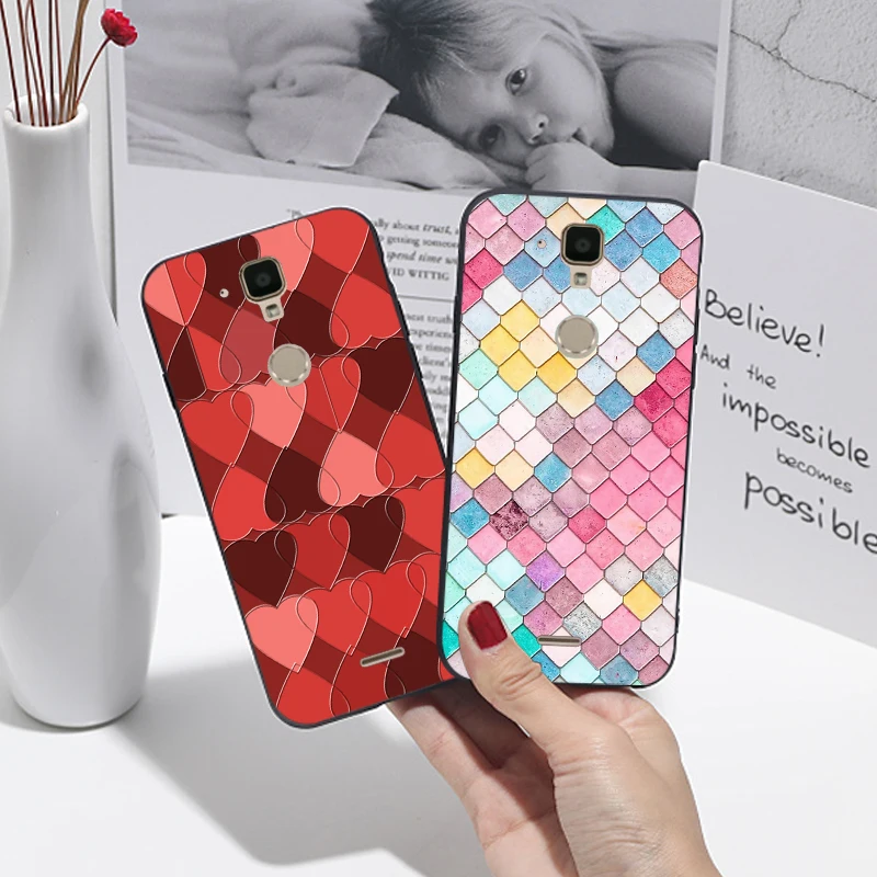 

Luxury Fashion Square Case For Hisense F23 F23M Silicone Frosted Love Cover For Hisense F31