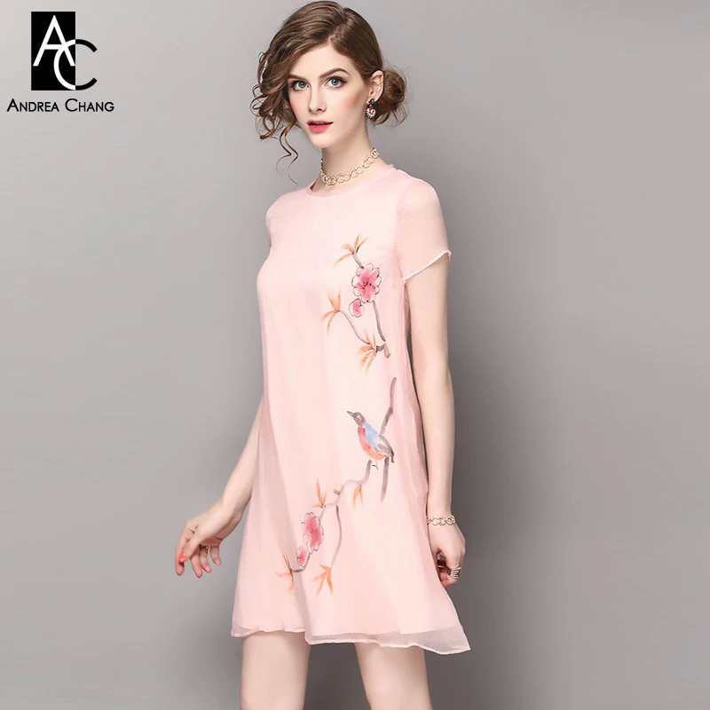 Aliexpress.com : Buy spring summer runway designer womans dresses pink
