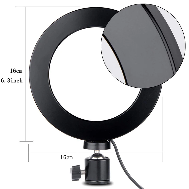 Светодиодный светильник-Трипод с регулируемой яркостью для съемки телефона, видео-и видеосъемки