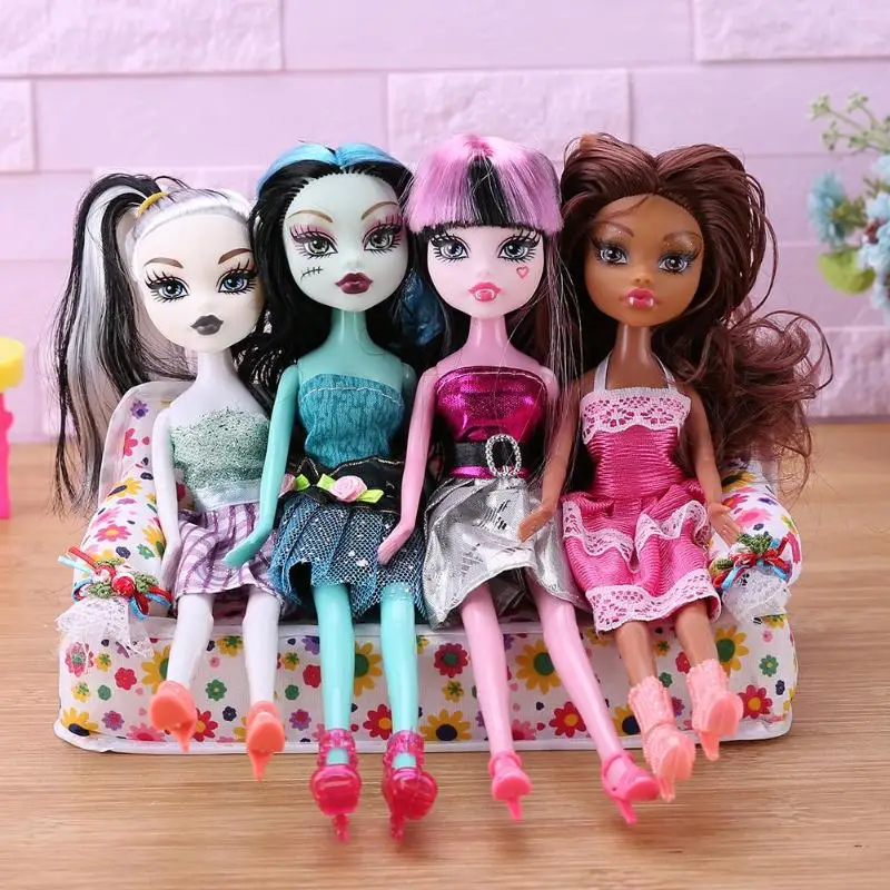 

Fashion Monster Dolls Lifelike Interactive Plastic Cartoon Doll Kids Baby DIY Toy Girls Gift Body Girls Toys Gift