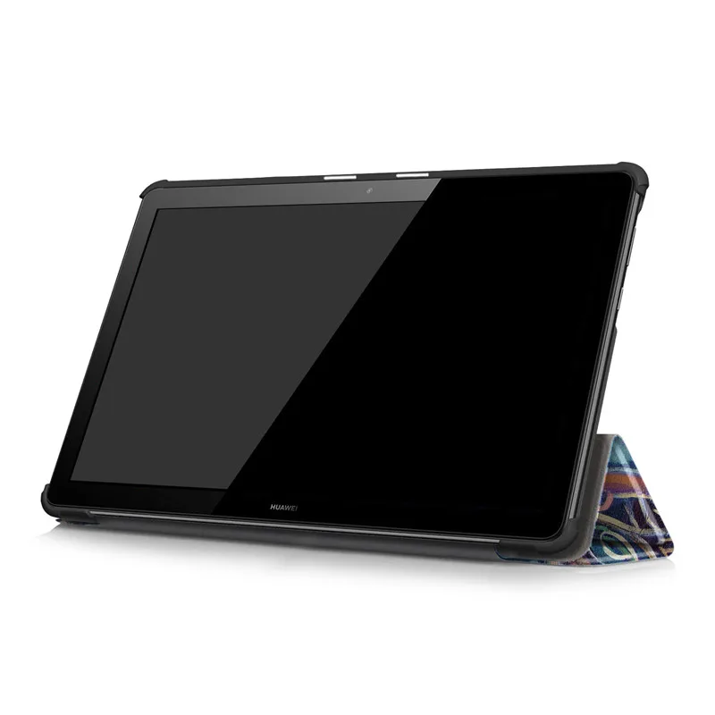 Ультратонкий чехол из искусственной кожи для huawei Mediapad T5 10 W09/L09/L03/W19 чехол-подставка для планшета huawei MediaPad T5 10," Чехол-держатель