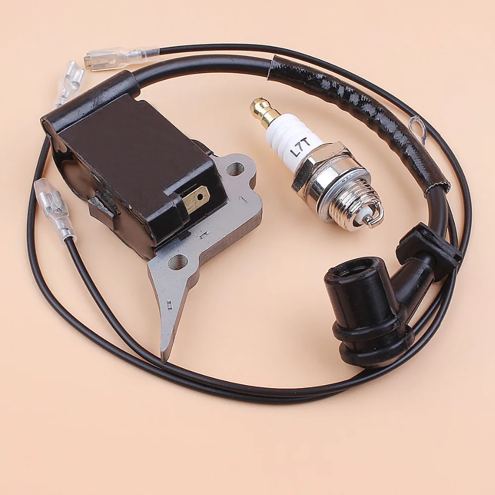 IGNITION COIL MODULE SPARK PLUG FIT CHINESE CHAINSAW 2500 25CC ZENOAH G2500 TIMBERPRO LAWNFLITE SPARE PARTS
