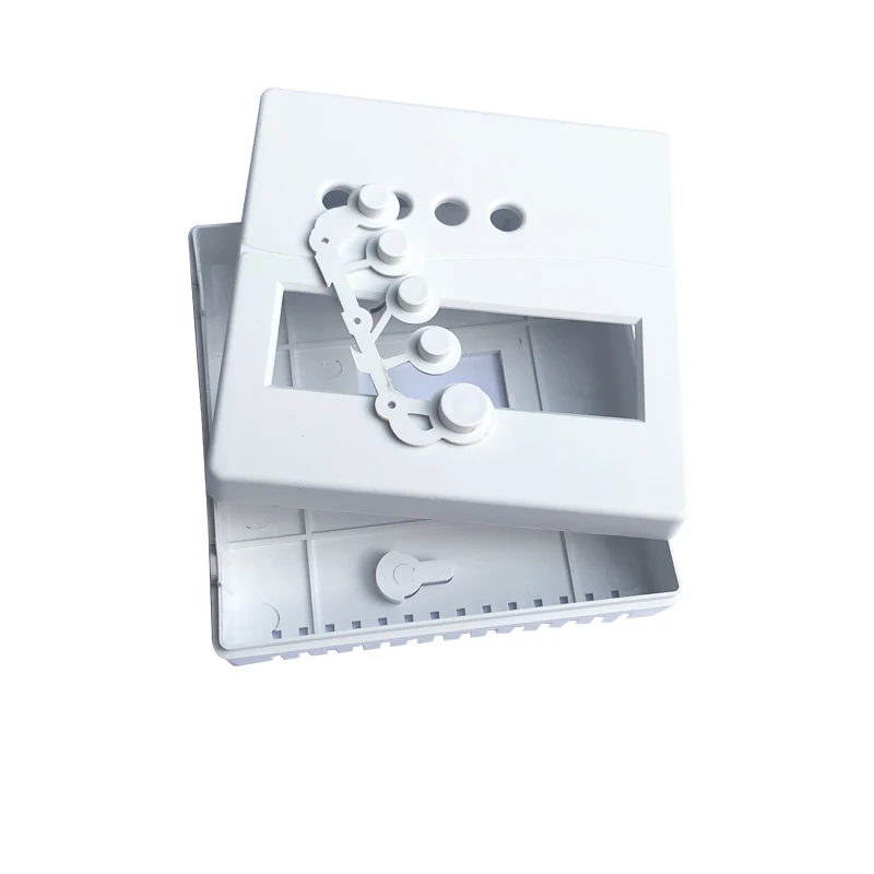 1 шт. белый электронный проект коробка практичный пластиковый корпус чехол с кнопками для DIY LCD1602 86x86x26 мм