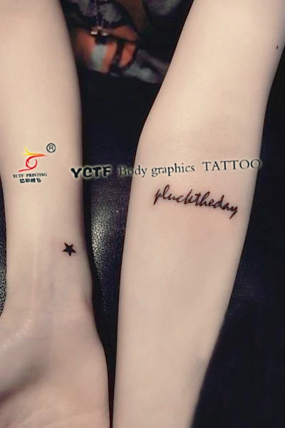 Tatouage Temporaire Autocollants Corps Bras Poignet étoile