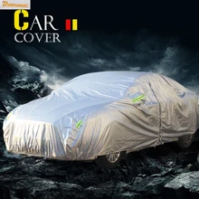 Buildreamen2 Sedán Hatchback Cubierta Del Coche SUV Protector Cubiertas Parasol Anti-UV Dom Lluvia Nieve Al Aire Libre Impermeable Del Coche Accesorios