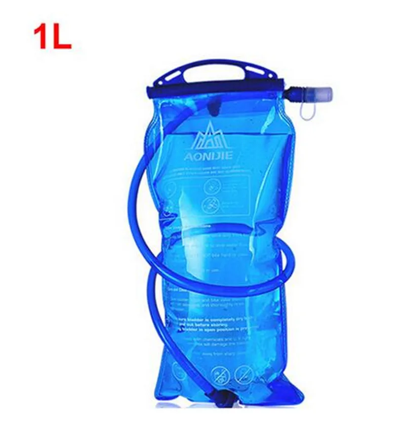 AONIJIE Мужская и женская спортивная сумка для воды на открытом воздухе гидратация пузыря 1.5L/2L/3L езда бег кемпинг складной держатель для воды - Цвет: 1 L