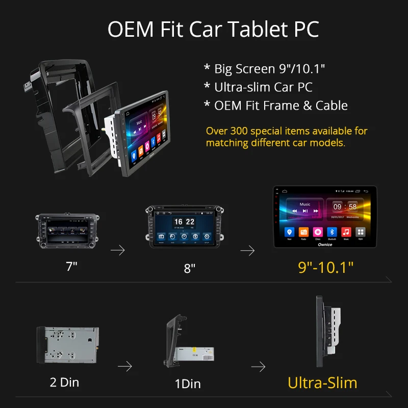 Excellent Ownice K1 K2 Android 8.1 32G+2G Car DVD Player GPS Navigation Radio 2.5D IPS For Ford Mondeo 2011 - 2012 4G SIM DAB+ DVR 2