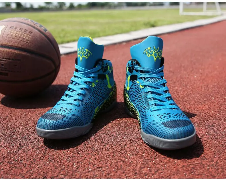 Для Мужчин's Для женщин Баскетбольные кеды кроссовки из дышащей искусственной кожи Открытый Спортивные сапоги Спортивная обувь для мужчин Баскетбольные Кеды размер 36-46