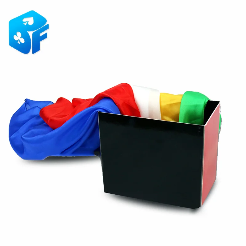 

M-CASE silk scarves from paper case empty case2.0 magic box magic tricks