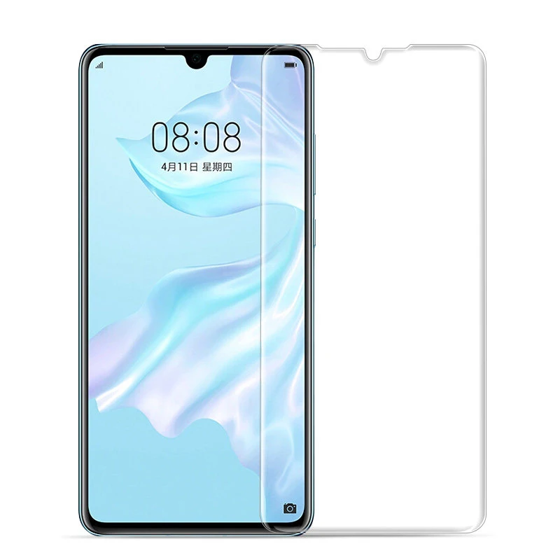 9D полное покрытие пленка для huawei P30 P30Lite P30Pro защита экрана Гидрогелевая Передняя пленка+ задняя пленка+ стекло для объектива камеры - Цвет: Front 9D Film