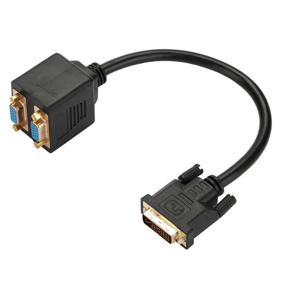24 + 5 Pins DVI-I видео кабель DVI-I VGA разъем адаптера ТВ шнур Высокое качество Прочный