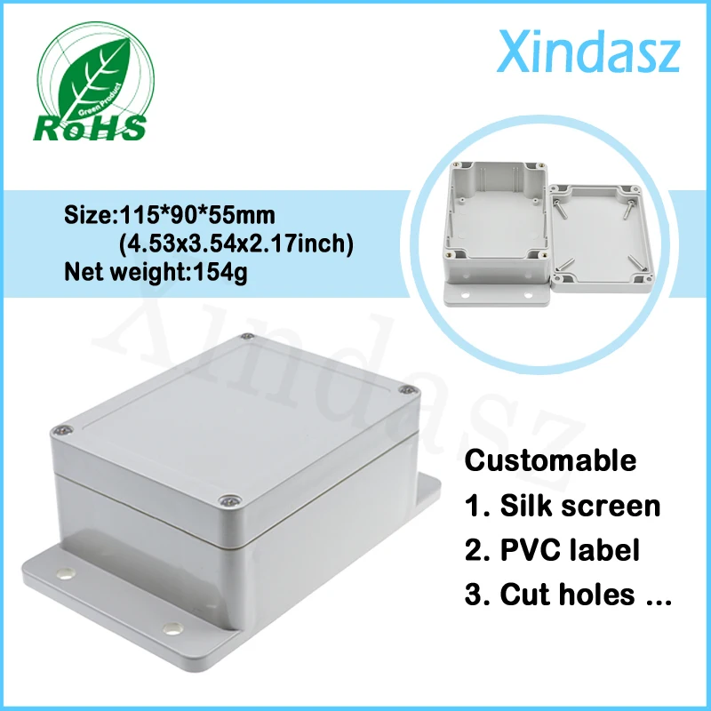 

(XD-F3-1)115*90*55mm High quality Wall-mounting electronics enclosures waterproof plastic box electronics