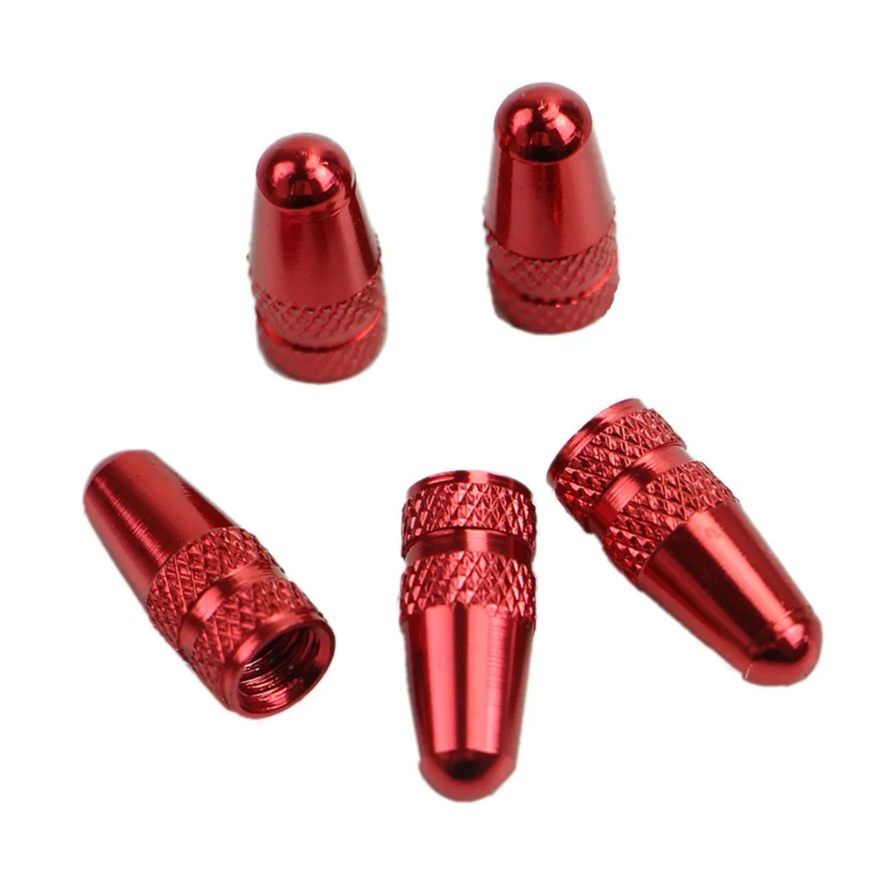 

Bicycle Fixie Presta Wheel Rim Tyre Stem Air Caps Dust Cover 5Pcs