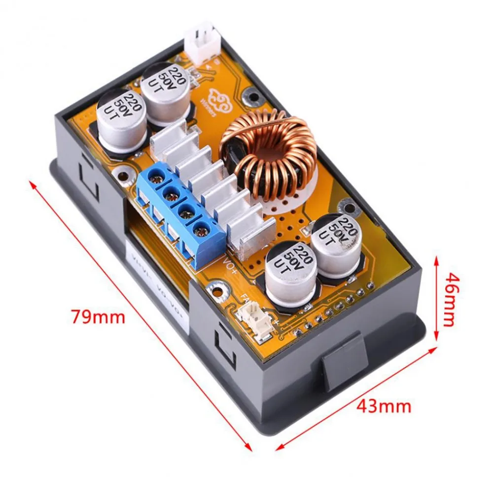 Регулятор 5А 6 В-32 В до 0-32 в Регулируемый DC-DC блок питания понижающий модуль ЖК-дисплей преобразователь напряжения понижающий модуль регулятор