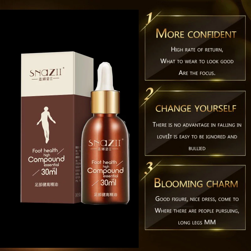 Famous Brand SNAZII Height Increasing Oil Medicine Body Grow Taller Essential Oil Foot Health Care Products Promot Bone Growth Famous Brand SNAZII Height Increasing Oil Medicine Body Grow Taller Essential Oil Foot Health Care Products Promot Bone Growth