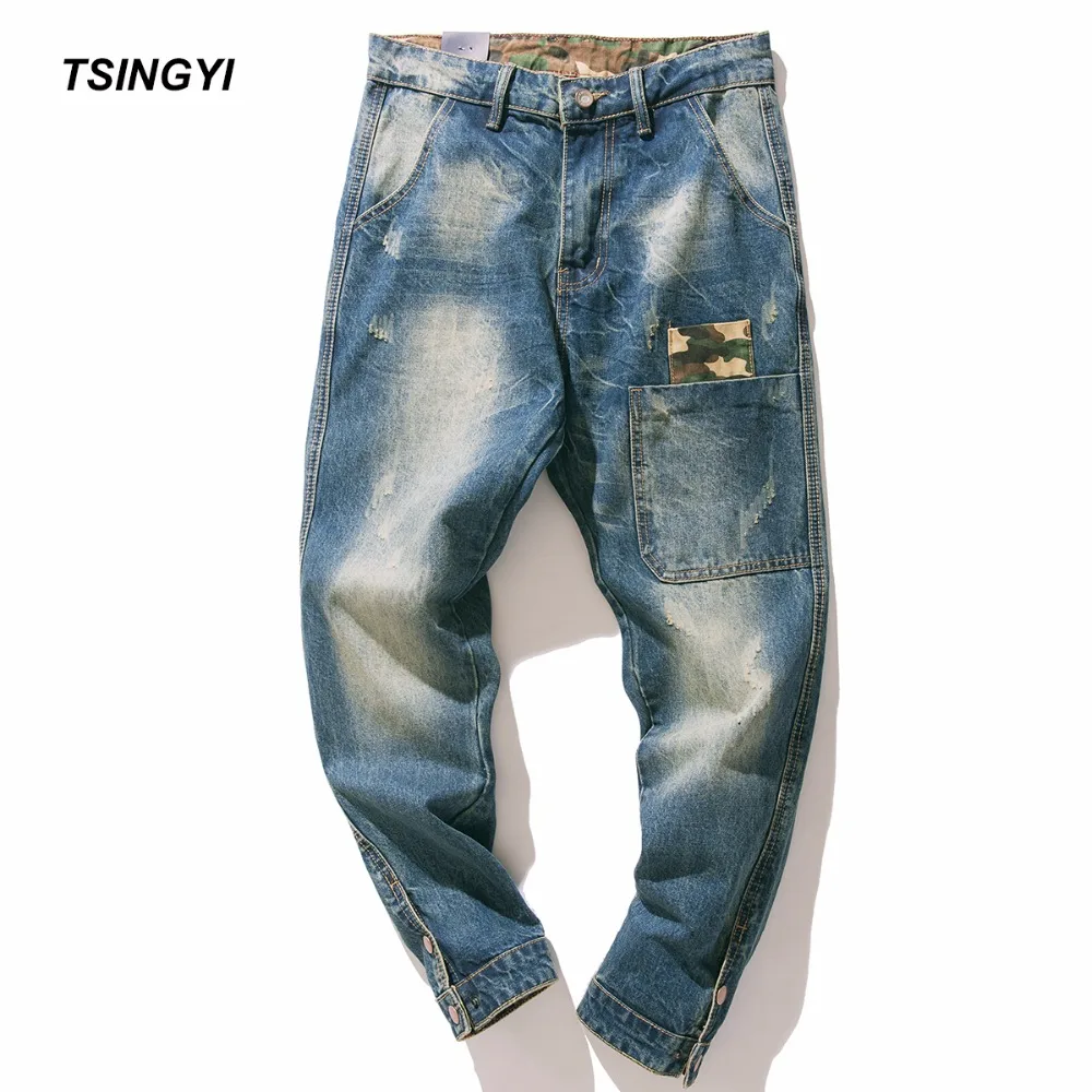camo denim jeans mens