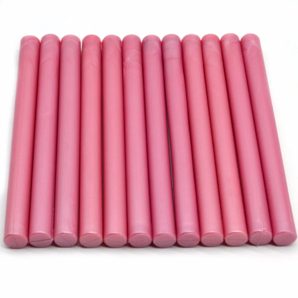 Buy 12 Pcs Cute Pink Purple Sealing Wax Stick for