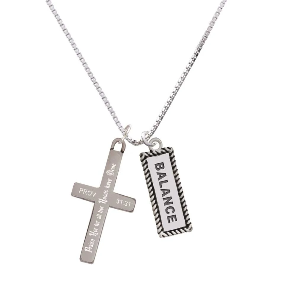 Balance - Praise Her - Cross Necklace