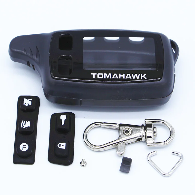 

Russia version DG-9010 case keychain for Dagger DG-9010 lcd remote two way car alarm system free shipping