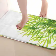 Бамбуковый Стиль Коврик для ванной комнаты, смешной Противоскользящий коврик для ванной, занавески для душа s аксессуары, соответствующие вашей душевой занавеске