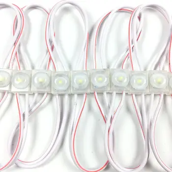 

100pcs 1W high power slim small led module side light led lamp 1 led injection len super brightness outside backlight