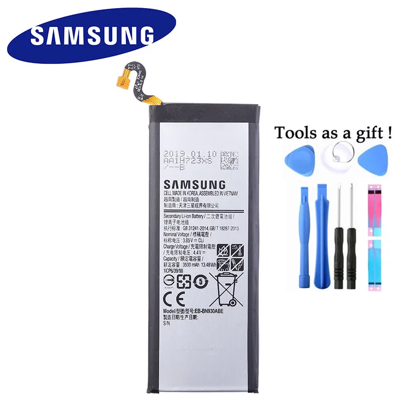 100% оригинальная новая батарея Samsung EB BG930ABE 3000 мАч для Galaxy S7 G930 G930F G930FD