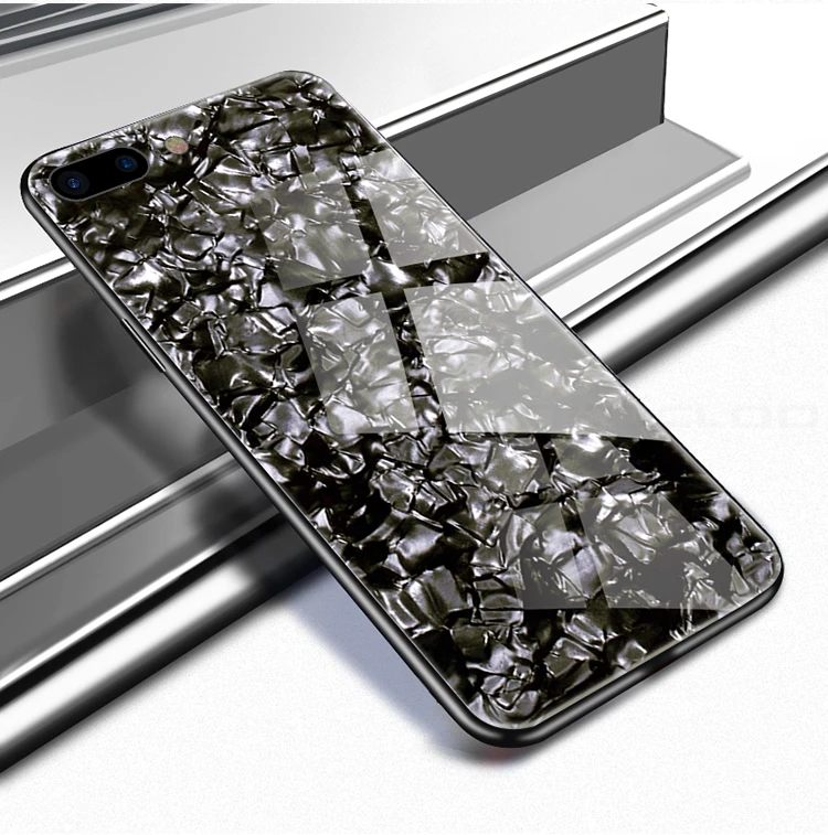 Для iPhone XS MAX XR 7 6S 8 Plus 6 Plus чехол из закаленного стекла чехол для iPhone X Прекрасный жесткий чехол мягкий силиконовый бампер