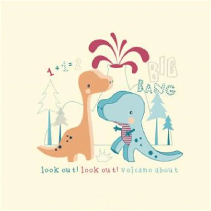 

ShinEquin Cute Biker Patch deal with it Clothes Heat Transfer Printing Dinosaur Iron on patches for clothing Diy PVC 3d Sticker