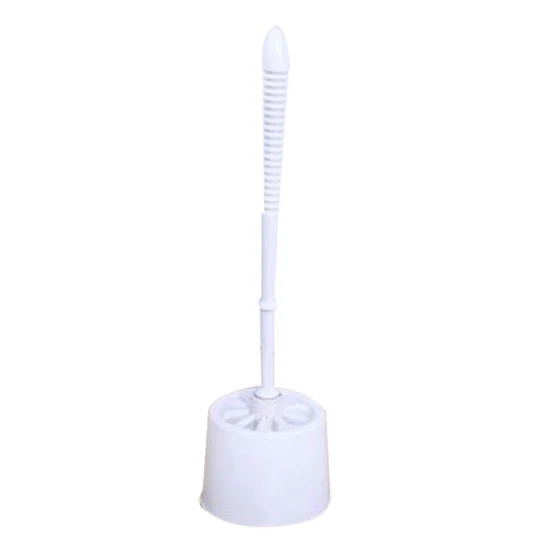 

Round White Toilet Lavatory Loo Brush Set Open Toilet Brush Set 510283