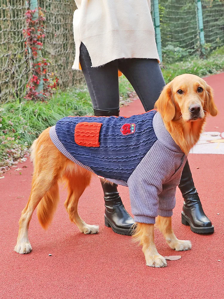 Winter Pet Dog Clothes Warm Sweaters Large Dog Clothes Big Dog Coat For