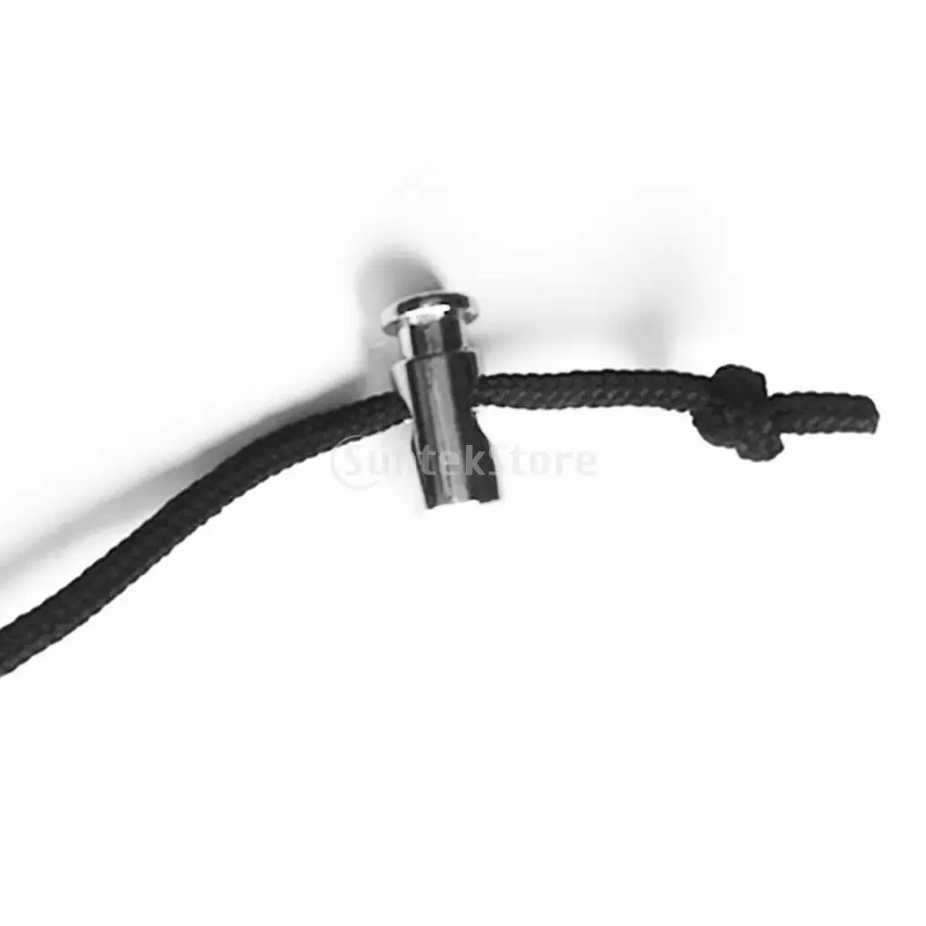 10Pcs Alloy Metal Cylinder Barrel Single Hole String Cord Locks Ends Toggle Spring Clasp Stop Drawstring Sewing Cordlocks Clip