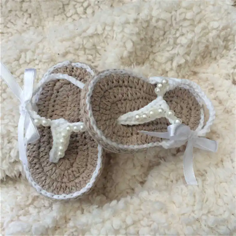 0-12Months Baby Yarn Handmade Shoes Cartoon Boots Children First Walking Shoes Warm Soft Sloe Bottom Baby Toddler