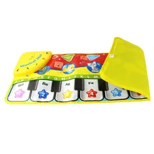 Новая сенсорная клавиатура для игр Музыкальный Музыка Пение Тренажерный зал ковры коврики Best Дети Подарок для ребенка игрушечный музыкальный инструмент для детей A522