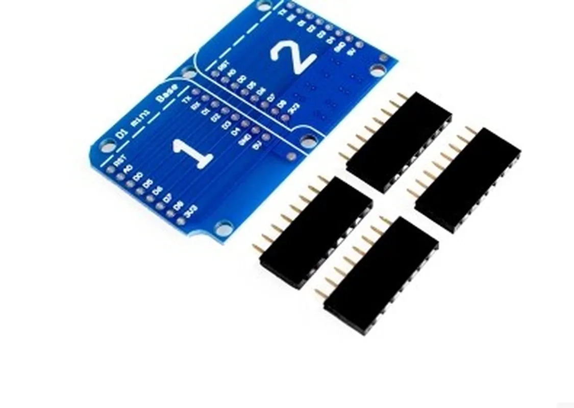 1 компл. двойная розетка Двойной базы щит для Wemos D1 мини NodeMCU ESP8266 Diy PCB D1 Плата расширения # Hbm0264