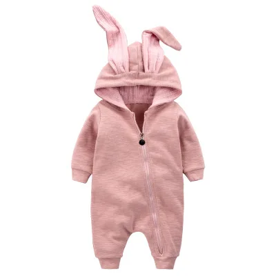 Baby Rompers Autumn Baby Clothing Sets Roupas Bebes Rabbit Newborn Baby Clothes Cute Baby Jumpsuits Infant Girls Clothing - Цвет: Baby Clothing