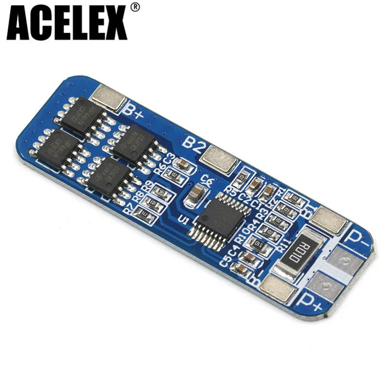 50x21x1mm 10A BMS Charger Protection Board for Pack of 3S