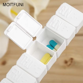 

7 Day Tablet Pill Box Holder Weekly Medicine Storage Organizer Container Case
