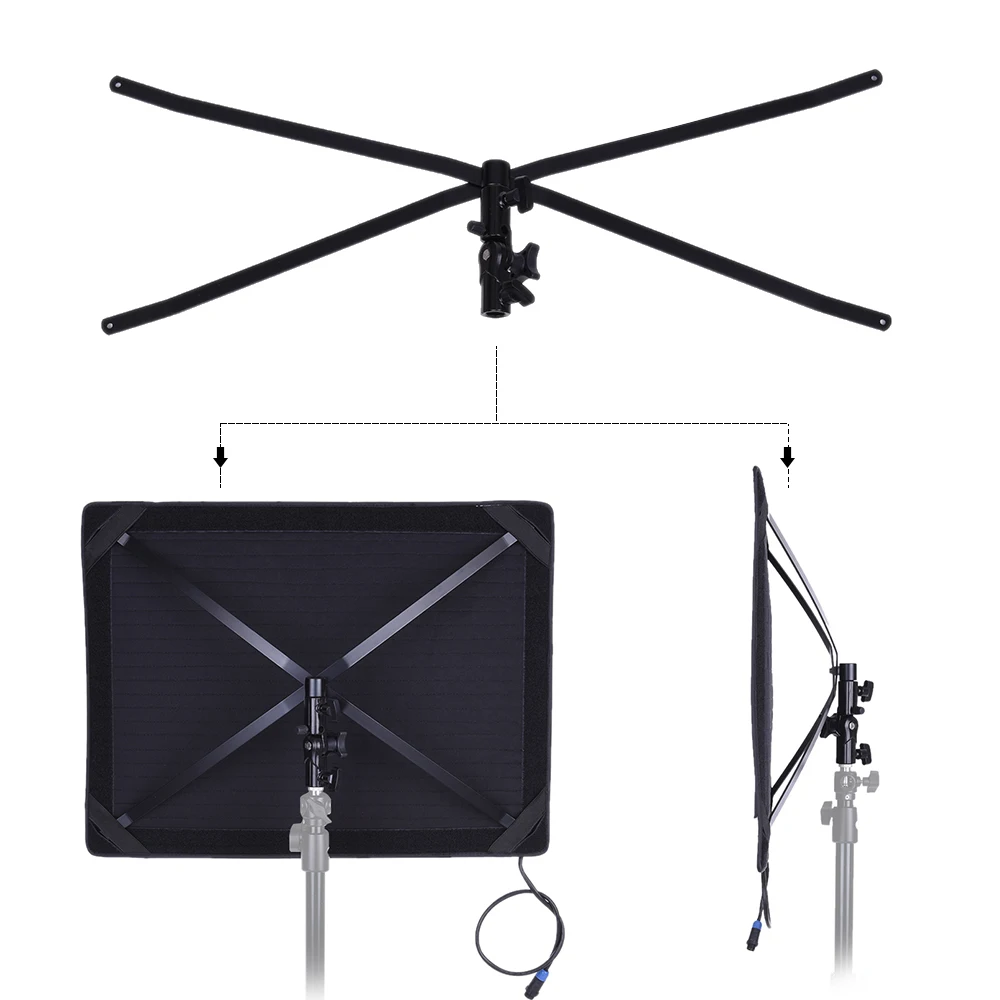 FalconEyes RX-18T 792pcs LEDs 62W Foldable Rollable Cloth LED Video Light CRI93 Photography Fill-in