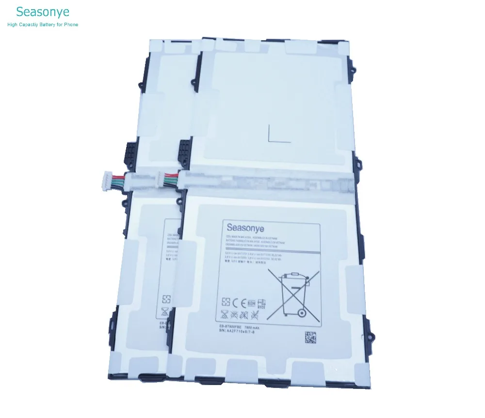 Seasonye 2 шт./лот 7900 мАч EB-BT800FBE Сменный аккумулятор для Samsung Galaxy Tablet Tab S 10 5 дюйма SM-T800 T800