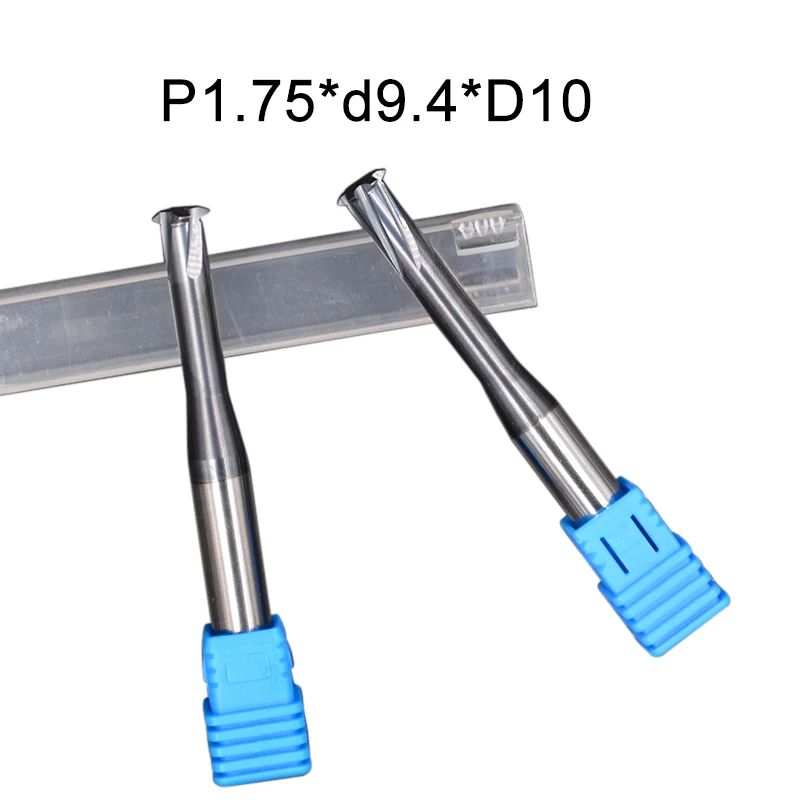 

1pc P1.75*d9.4*D10 carbide alloy Single tooth thread milling cutter cnc threading end mills cutting tool for metric ISO thread