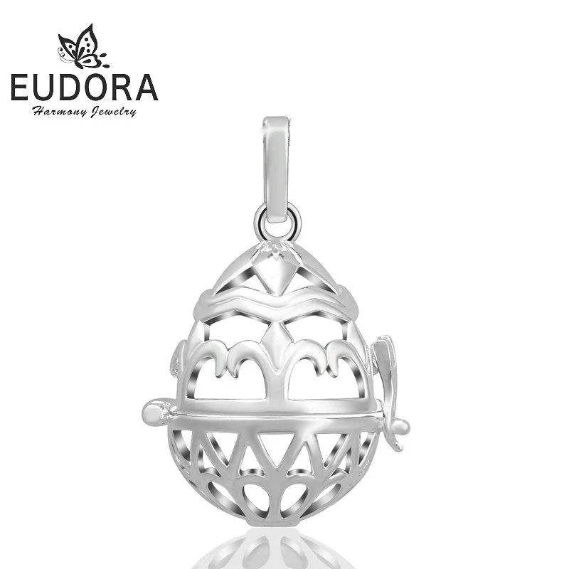 Eudora Уникальный 14 мм Гармония Bola, каркасная подвеска медный Металл 14 мм Eudora беременность медальон fit Chime мяч кулон для женщин ювелирные изделия - Окраска металла: 14 mm K85N14